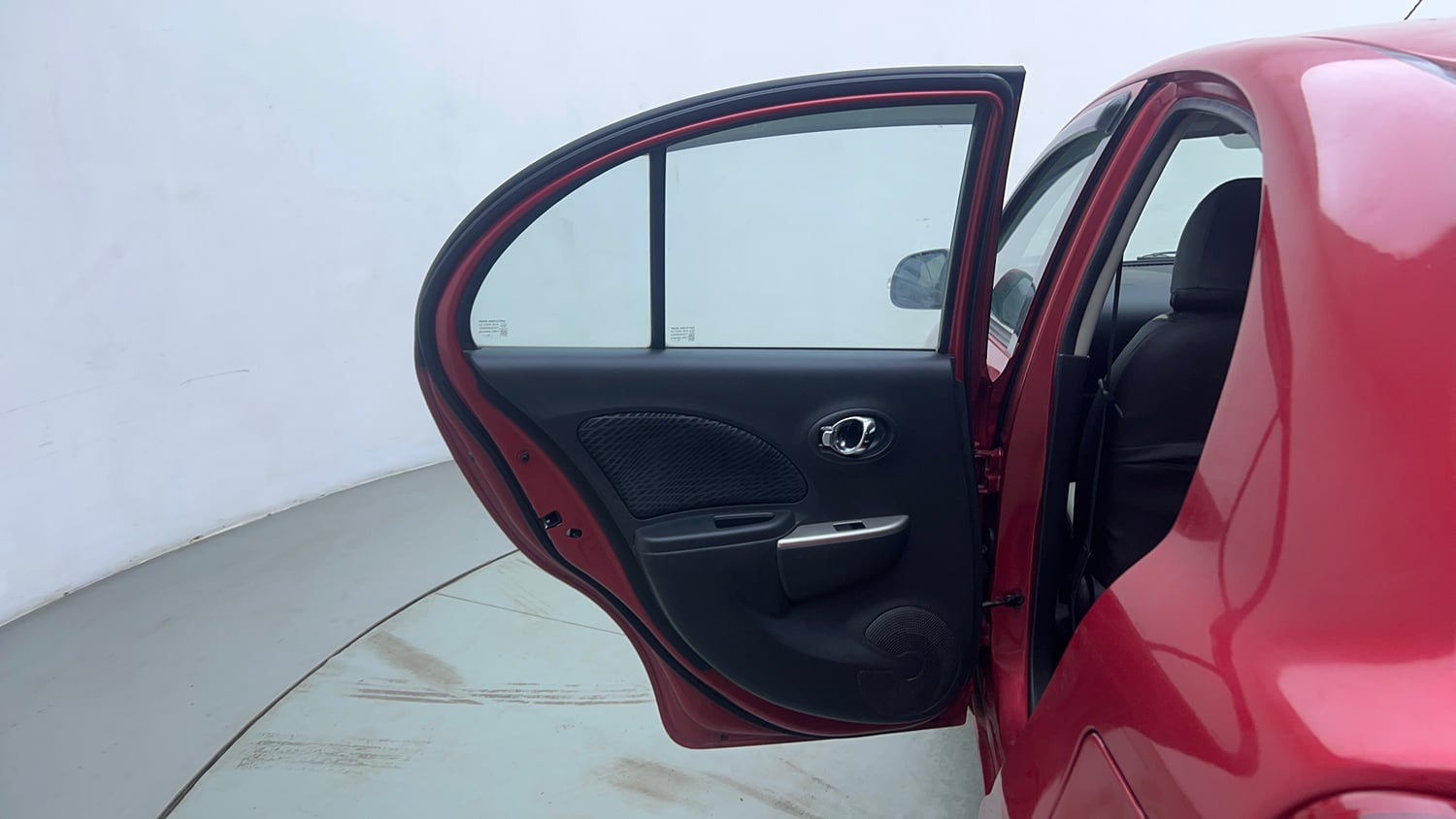 Used 2019 Nissan Micra XV CVT Petrol Automatic interior LEFT REAR DOOR OPEN VIEW