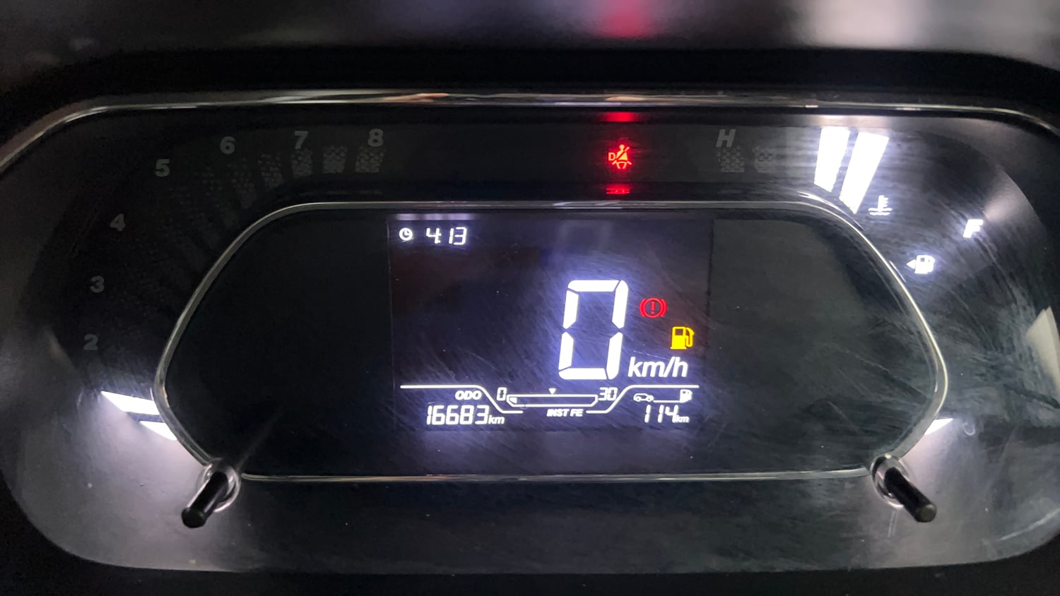 Used 2024 Tata Tigor XZ Petrol Manual interior CLUSTERMETER VIEW