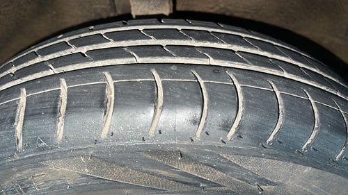 Used 2018 Maruti Suzuki Wagon R LXI CNG Cng Manual tyres RIGHT FRONT TYRE TREAD VIEW