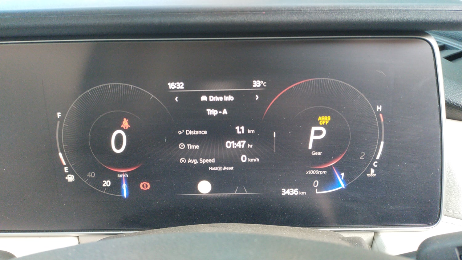 Used 2025 Mahindra XUV700 AX7 Luxury Pack Petrol AT 7 STR Petrol Automatic interior CLUSTERMETER VIEW
