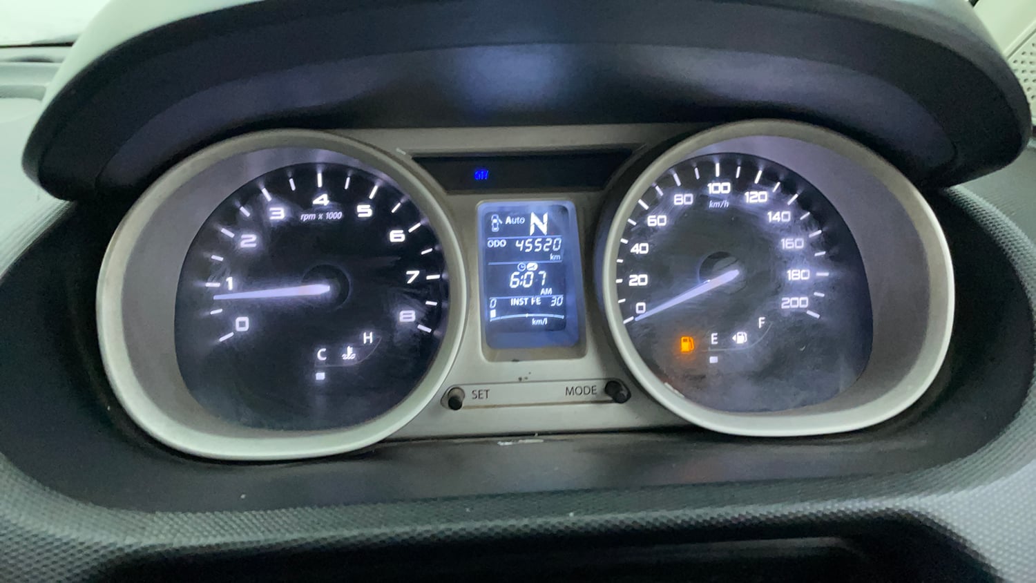 Used 2017 Tata Tiago Revotron XTA Petrol Automatic interior CLUSTERMETER VIEW