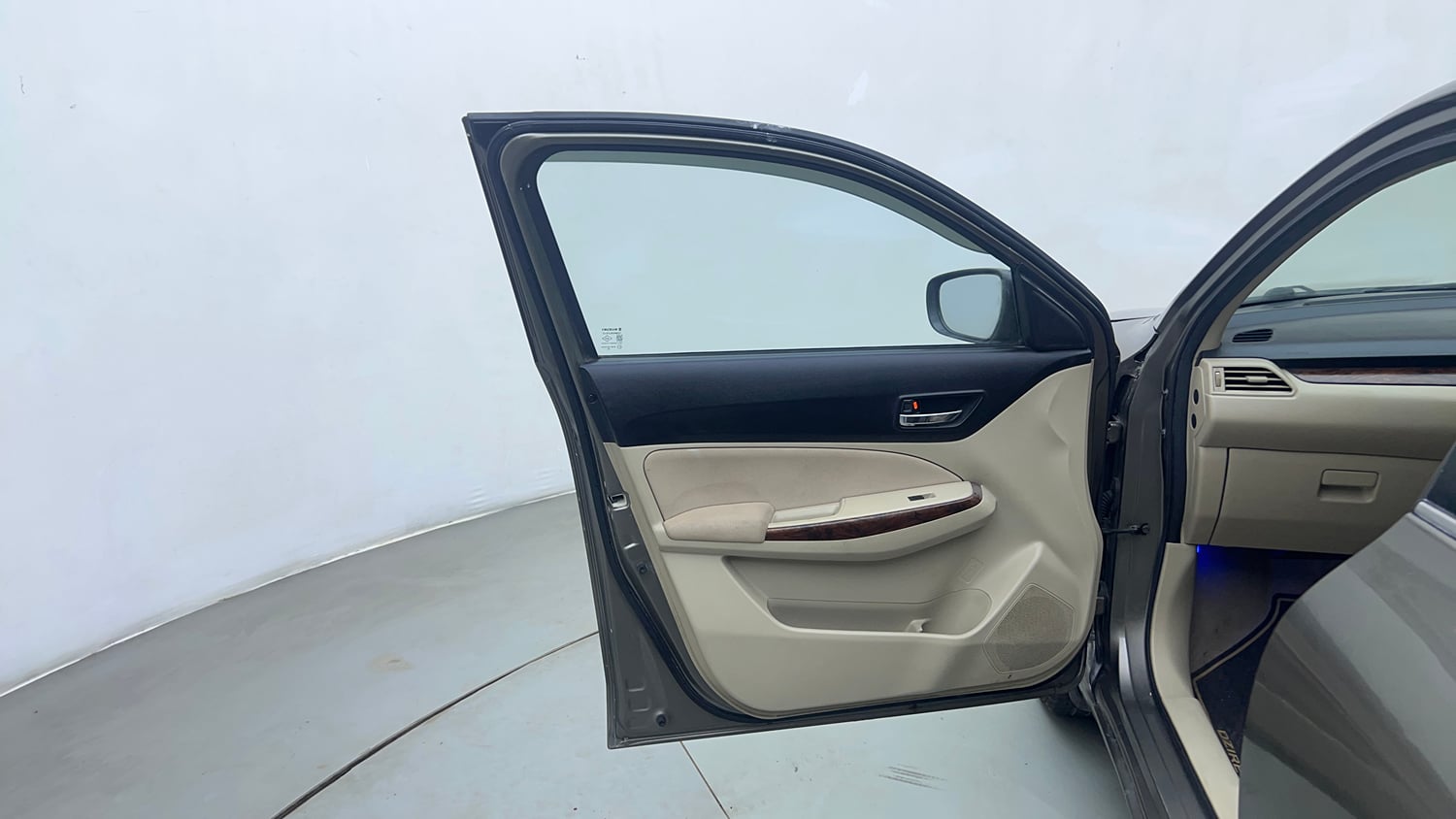 Used 2018 Maruti Suzuki Dzire ZXi Petrol Manual interior LEFT FRONT DOOR OPEN VIEW
