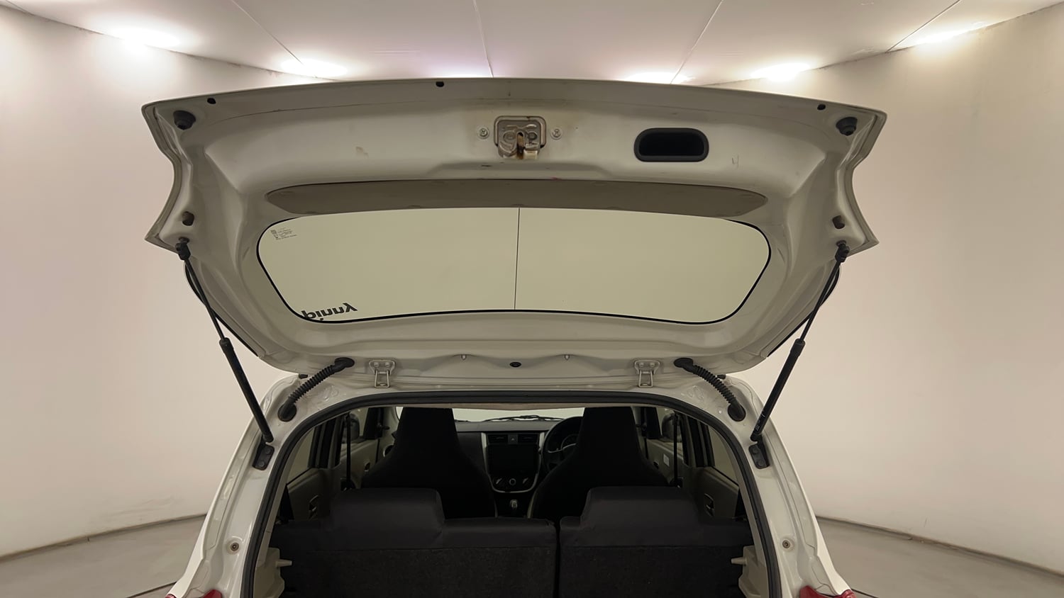 Used 2014 Maruti Suzuki Celerio VXi AMT Petrol Automatic interior DICKY DOOR OPEN VIEW