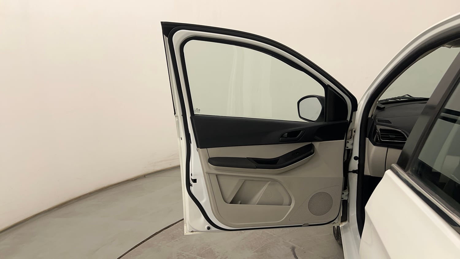 Used 2024 Tata Tigor XZ Petrol Manual interior LEFT FRONT DOOR OPEN VIEW