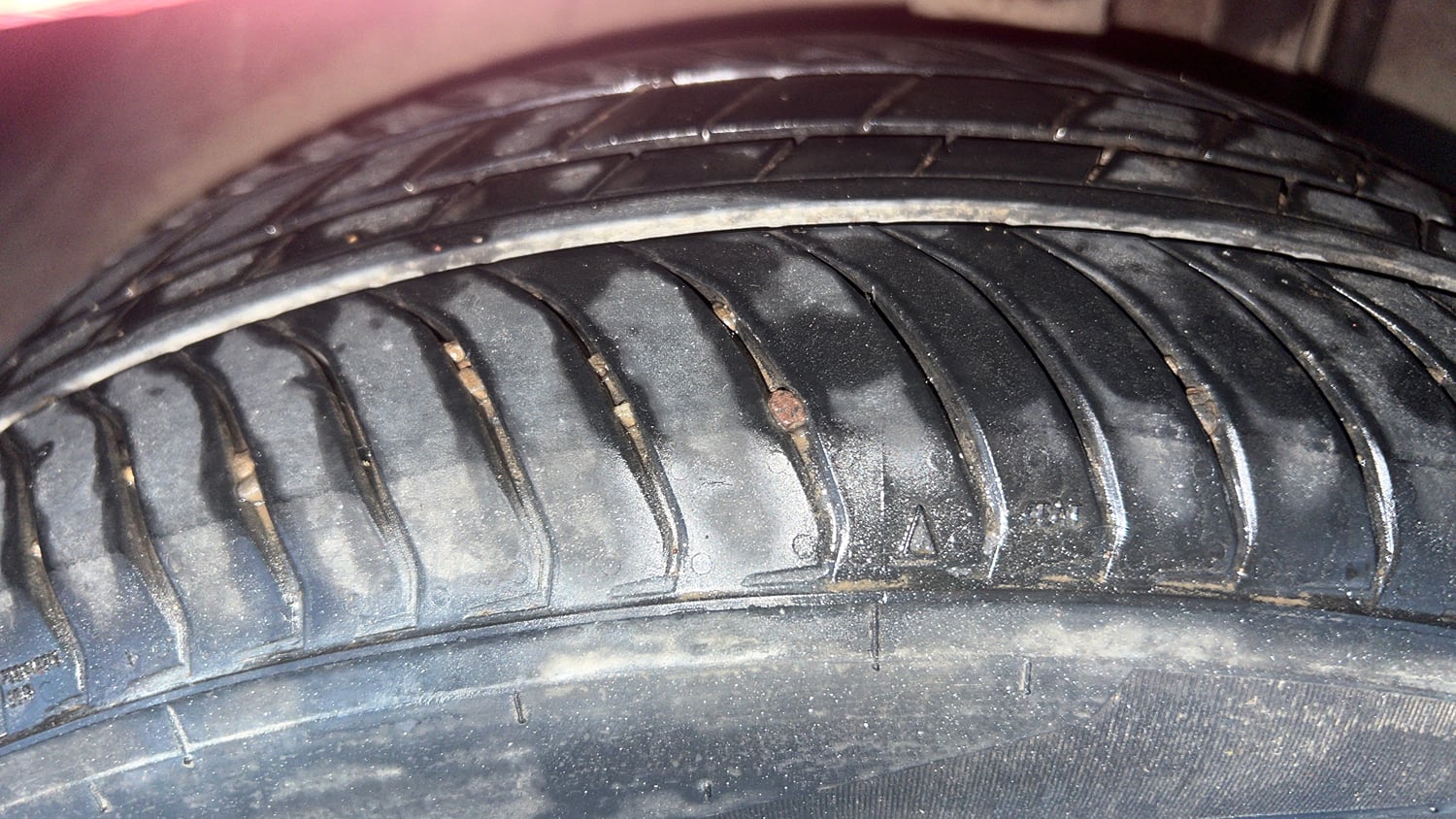 Used 2019 Nissan Micra XV CVT Petrol Automatic tyres LEFT REAR TYRE TREAD VIEW