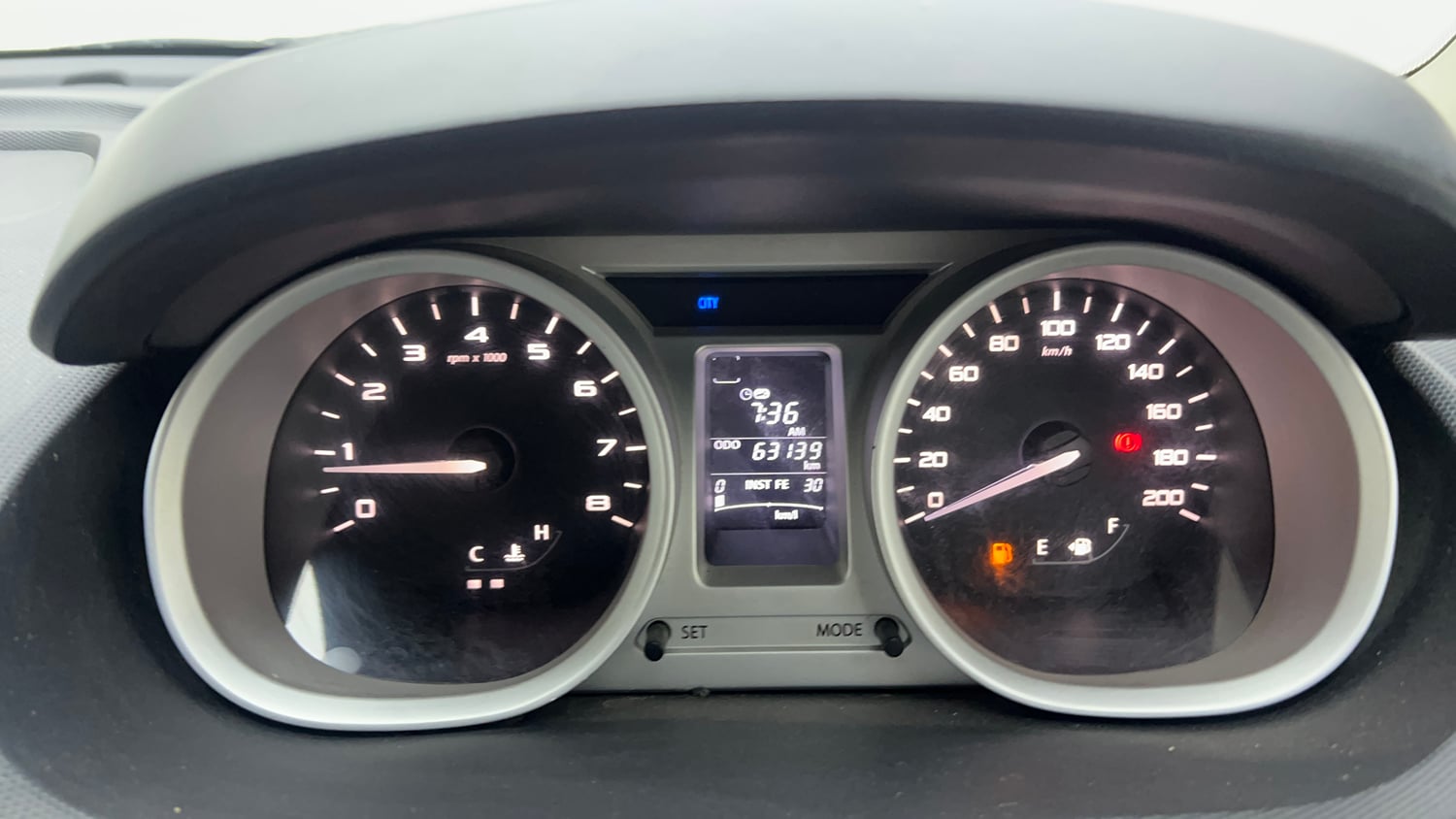 Used 2017 Tata Tiago Revotron XZ Petrol Manual interior CLUSTERMETER VIEW