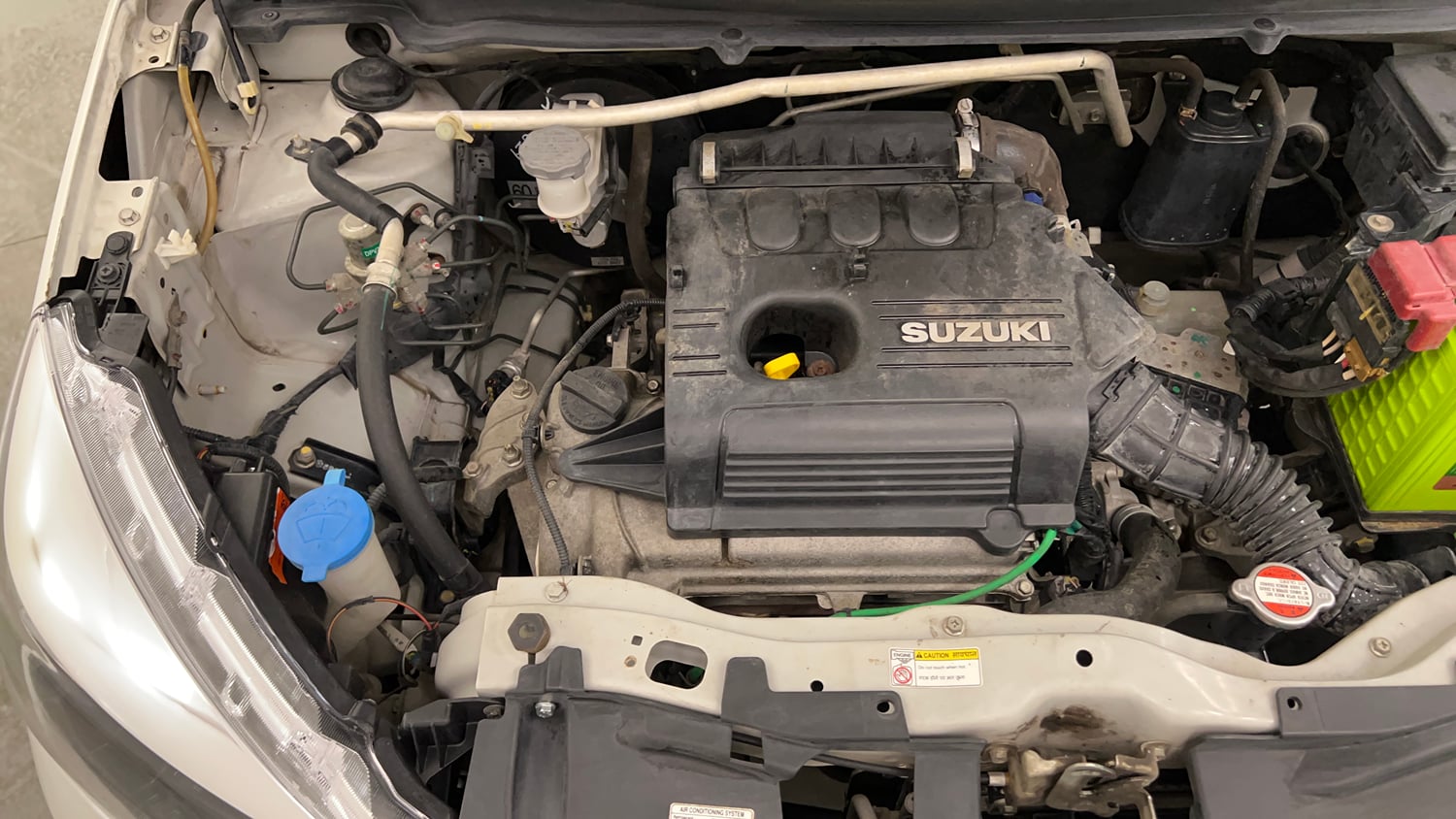 Used 2014 Maruti Suzuki Celerio VXi AMT Petrol Automatic engine ENGINE RIGHT SIDE VIEW