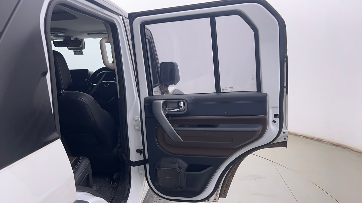 Used 2025 Mahindra Thar Roxx AX7 L Diesel AT 4WD Diesel Automatic interior RIGHT REAR DOOR OPEN VIEW