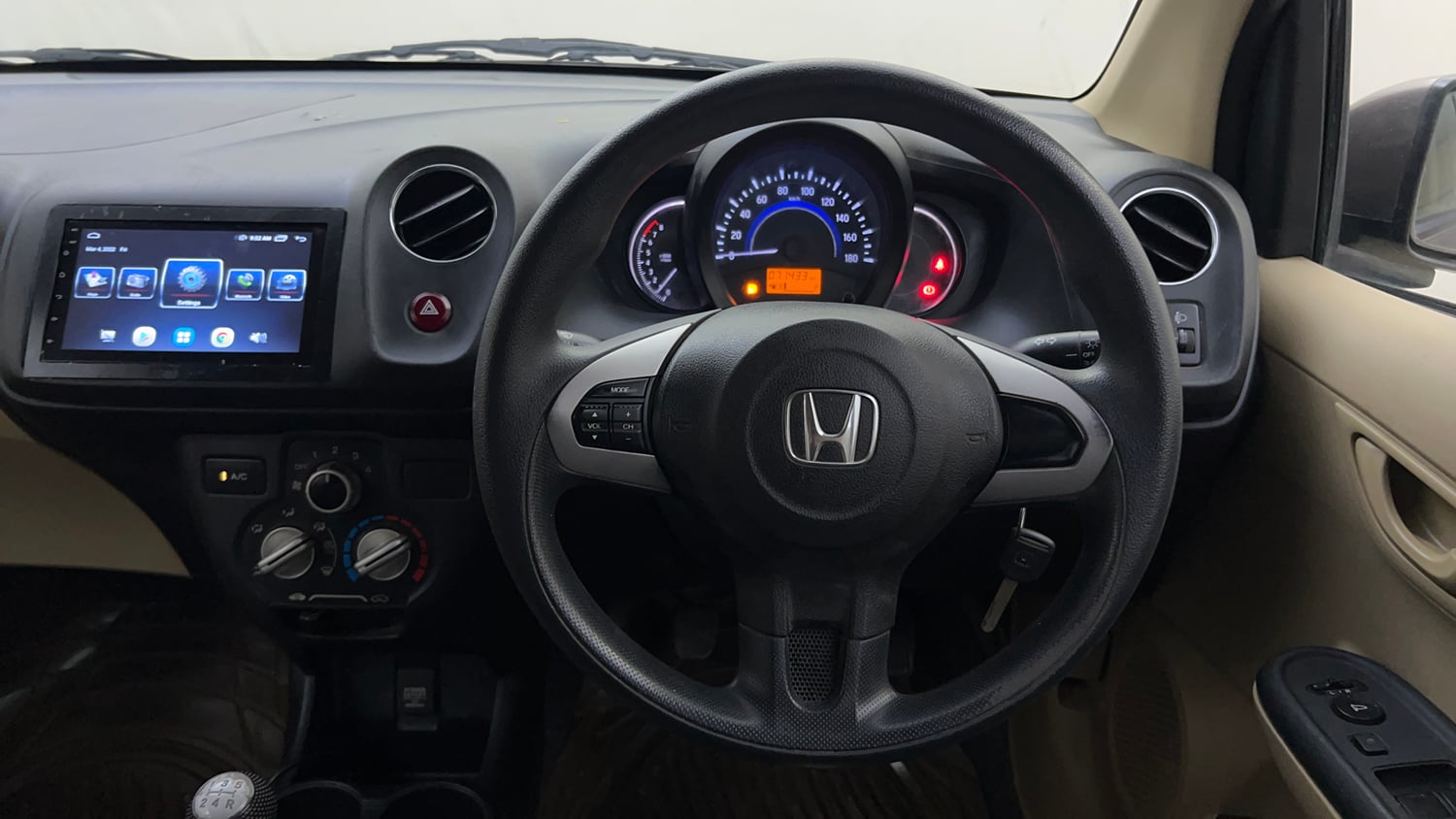 Used 2016 Honda Amaze 1.2 S i-VTEC Petrol Manual interior STEERING VIEW