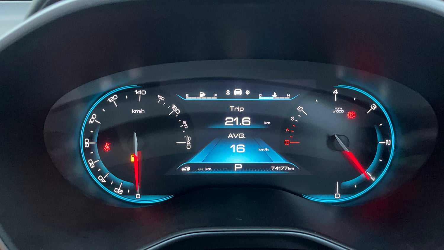 Used 2021 MG Motors Hector Plus Sharp 1.5 Petrol Turbo DCT 6-STR Petrol Automatic interior CLUSTERMETER VIEW