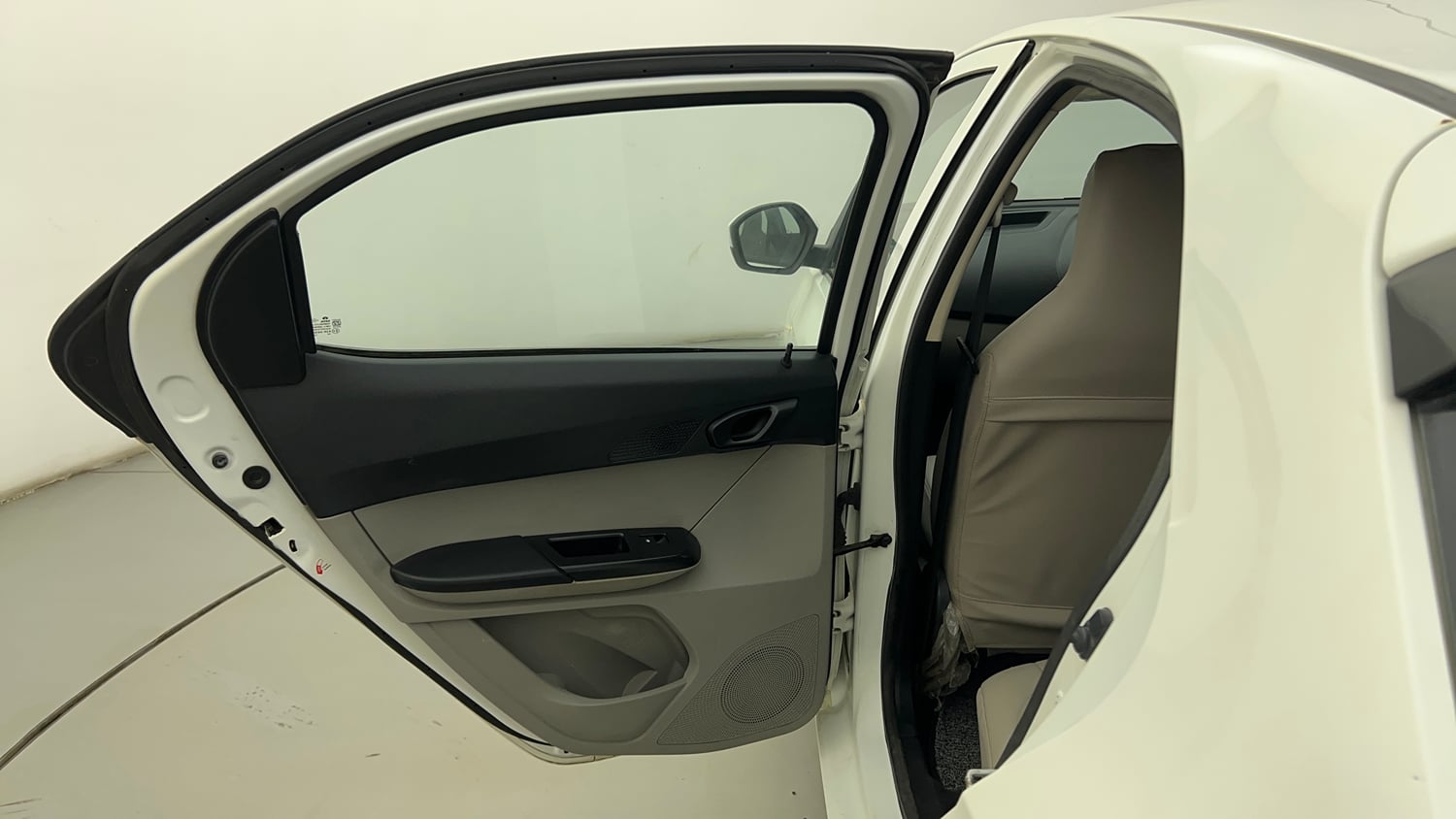 Used 2017 Tata Tiago Revotron XT Petrol Manual interior LEFT REAR DOOR OPEN VIEW
