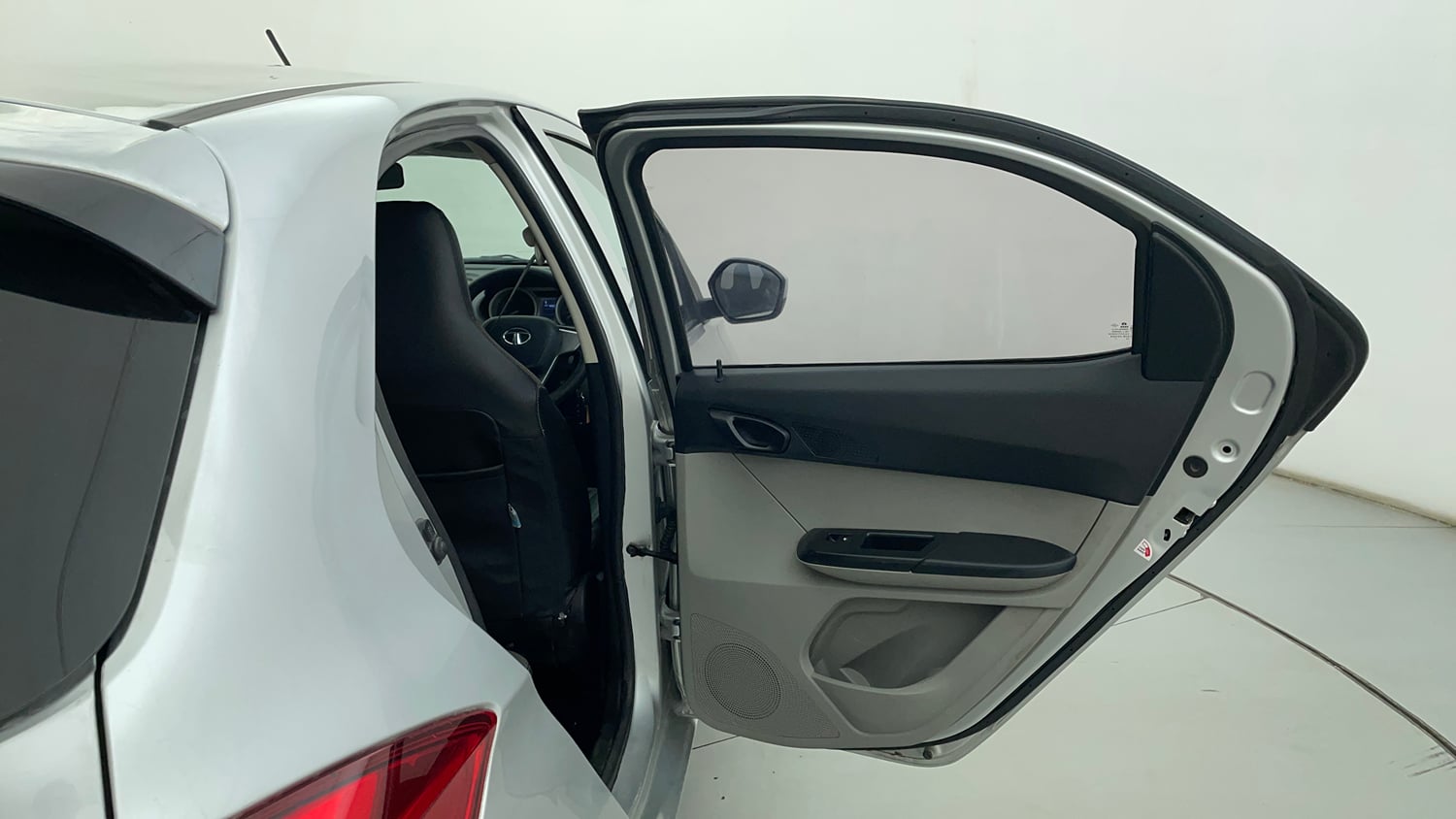 Used 2017 Tata Tiago Revotron XTA Petrol Automatic interior RIGHT REAR DOOR OPEN VIEW