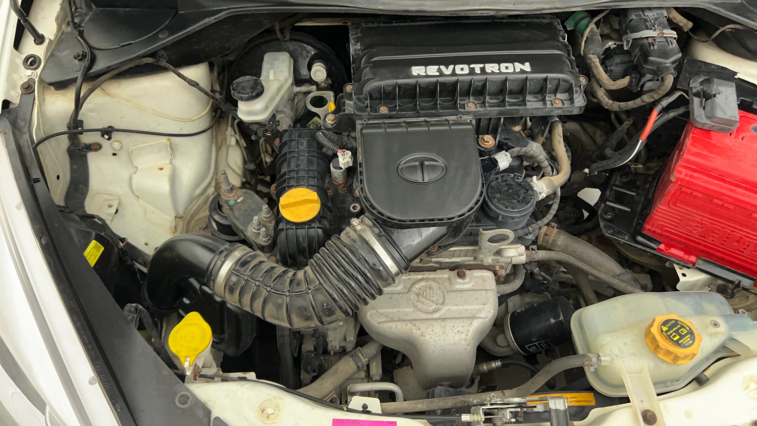 Used 2017 Tata Tiago Revotron XT Petrol Manual engine ENGINE RIGHT SIDE VIEW