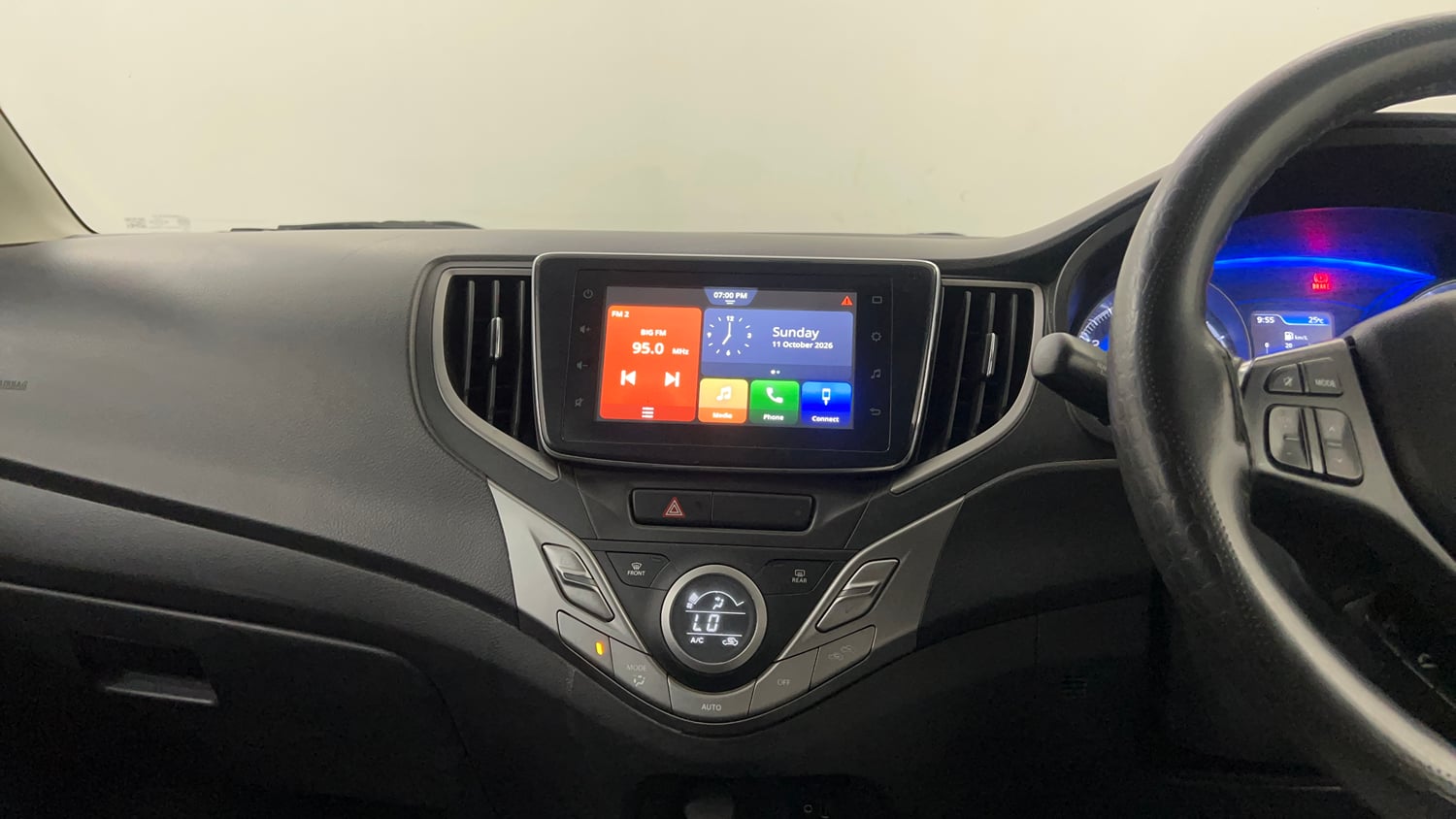 Used 2020 Maruti Suzuki Baleno Zeta Petrol Manual interior MUSIC SYSTEM & AC CONTROL VIEW