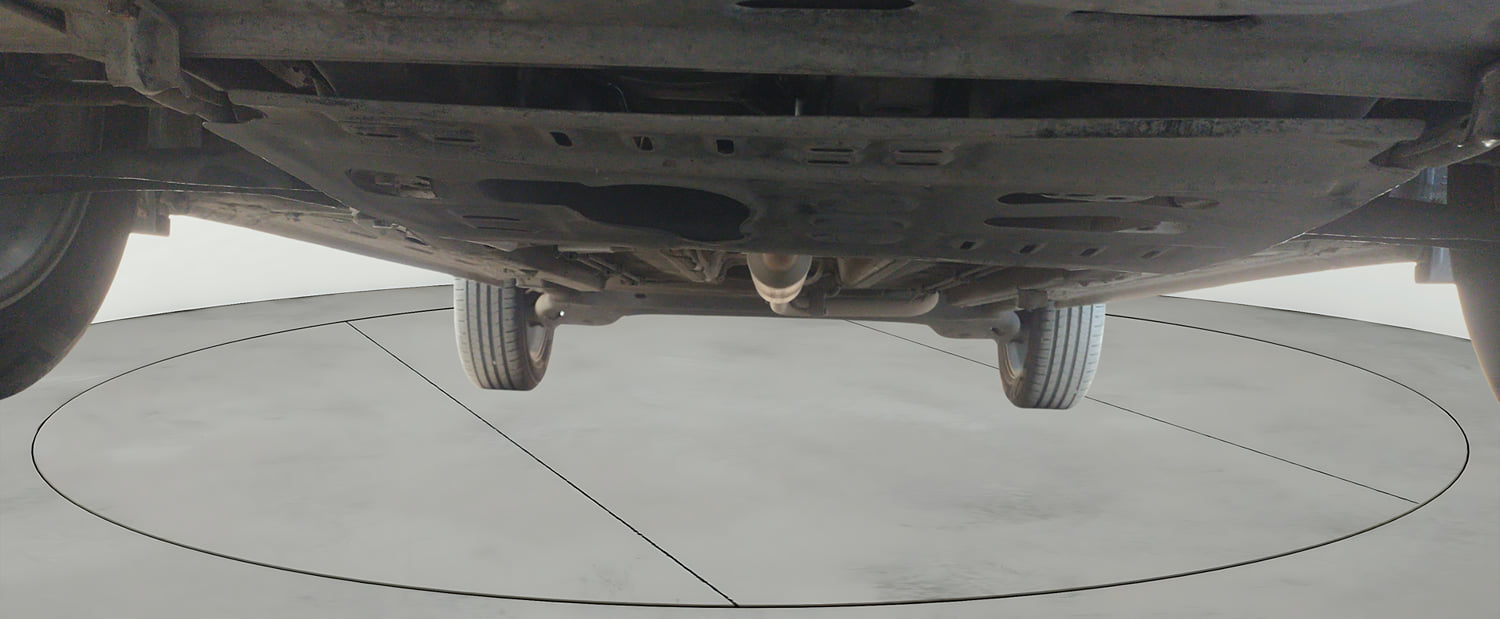 Used 2022 Renault Kiger RXZ Turbo CVT Dual Tone Petrol Automatic extra FRONT LEFT UNDERBODY VIEW
