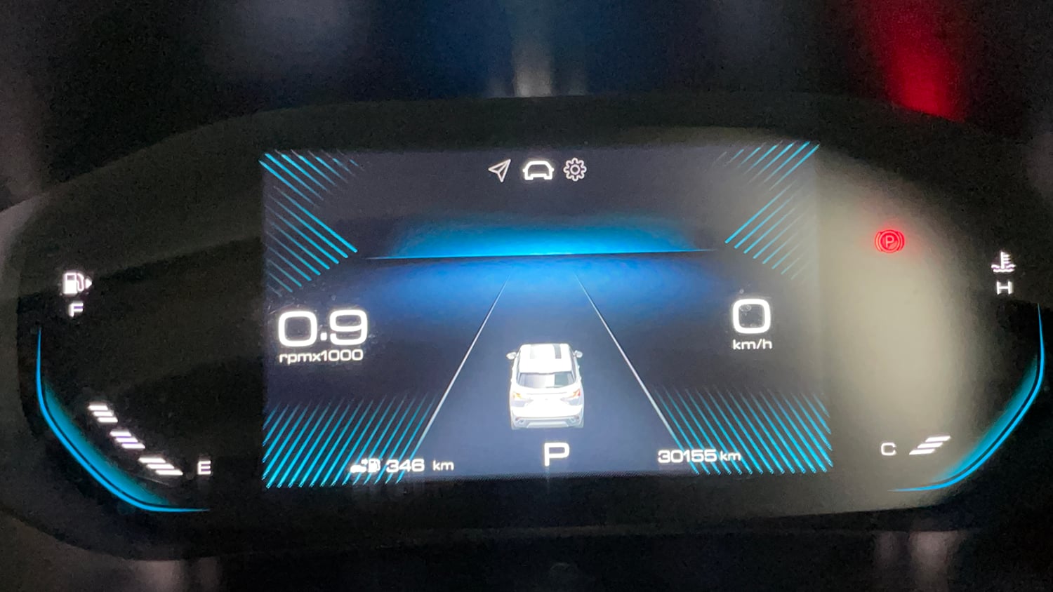 Used 2024 MG Motors Hector Sharp Pro 1.5 Turbo CVT Petrol Automatic interior CLUSTERMETER VIEW