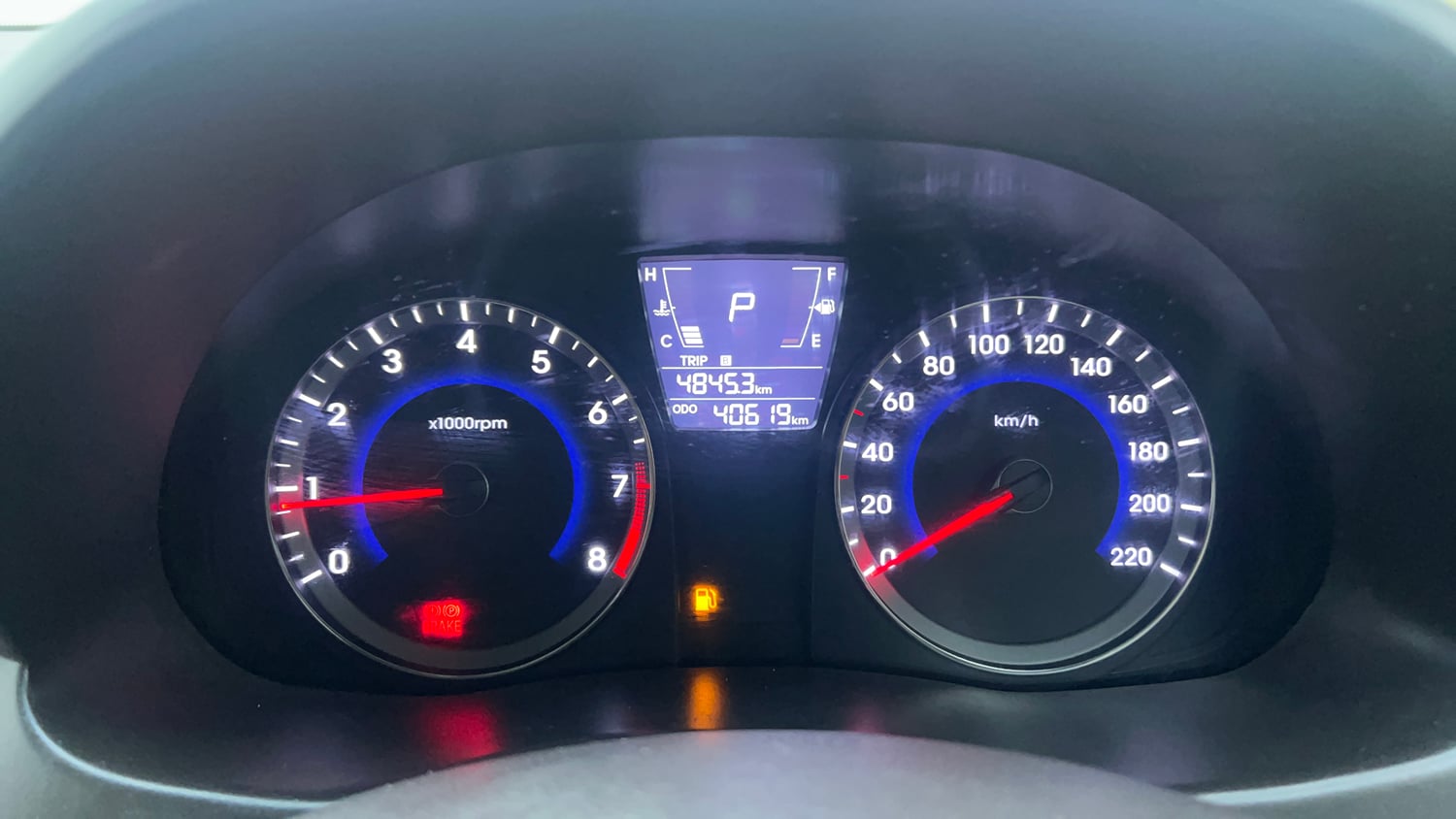 Used 2016 Hyundai Verna 1.6 VTVT SX AT Petrol Automatic interior CLUSTERMETER VIEW