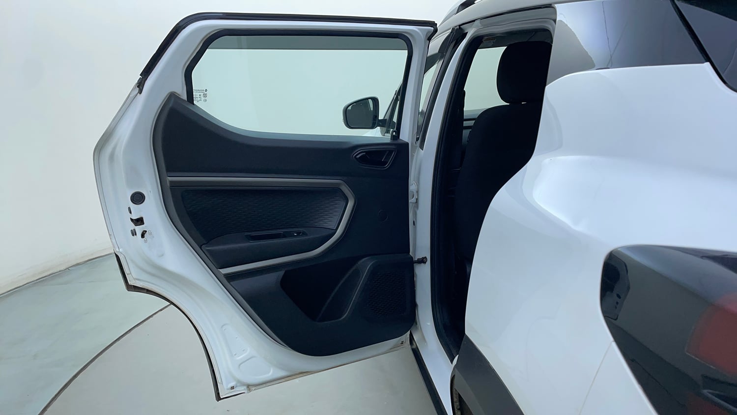Used 2021 Renault Kiger RXZ Turbo CVT Dual Tone Petrol Automatic interior LEFT REAR DOOR OPEN VIEW