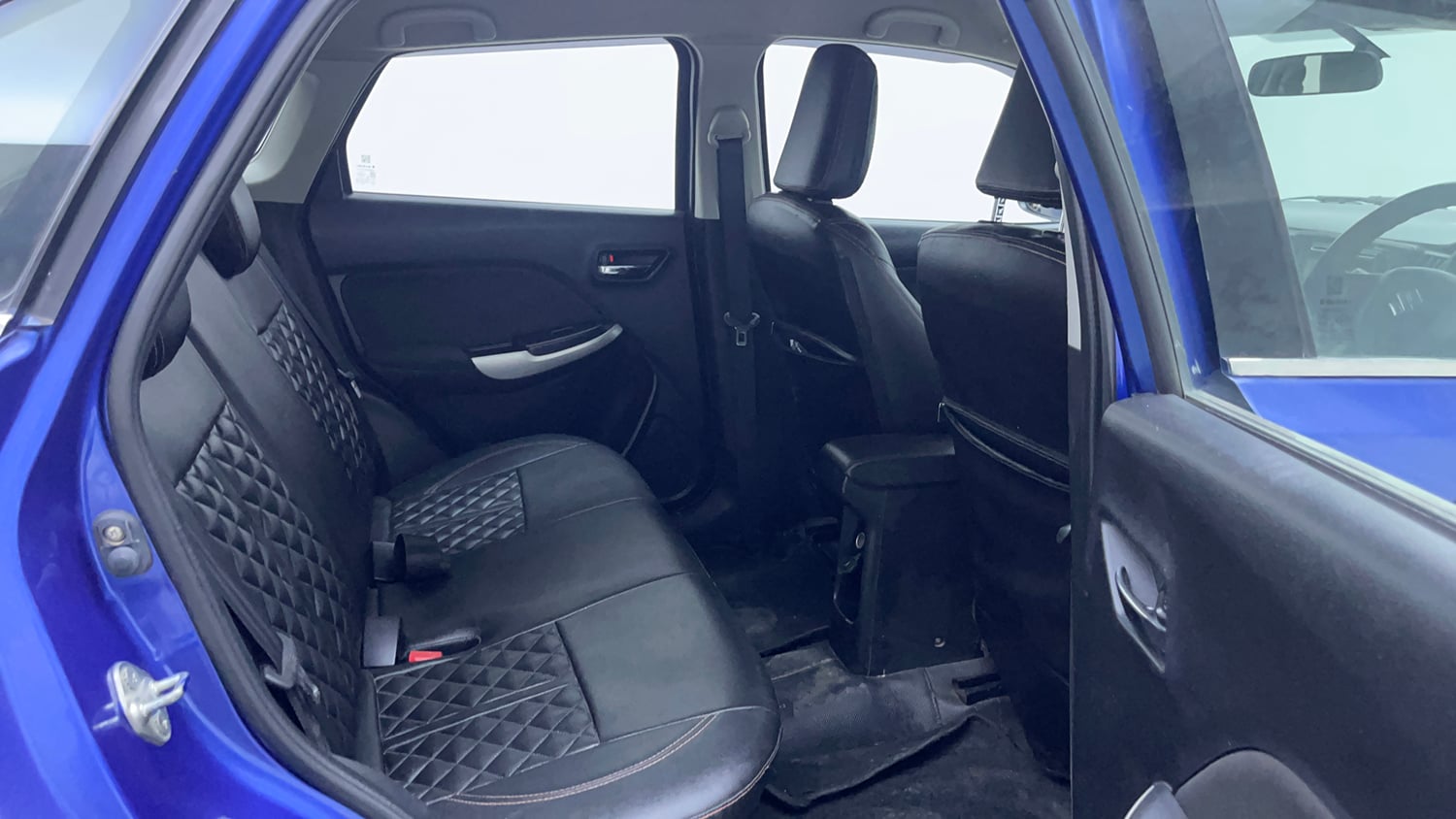 Used 2017 Maruti Suzuki Baleno Delta 1.2 Petrol Manual interior RIGHT SIDE REAR DOOR CABIN VIEW