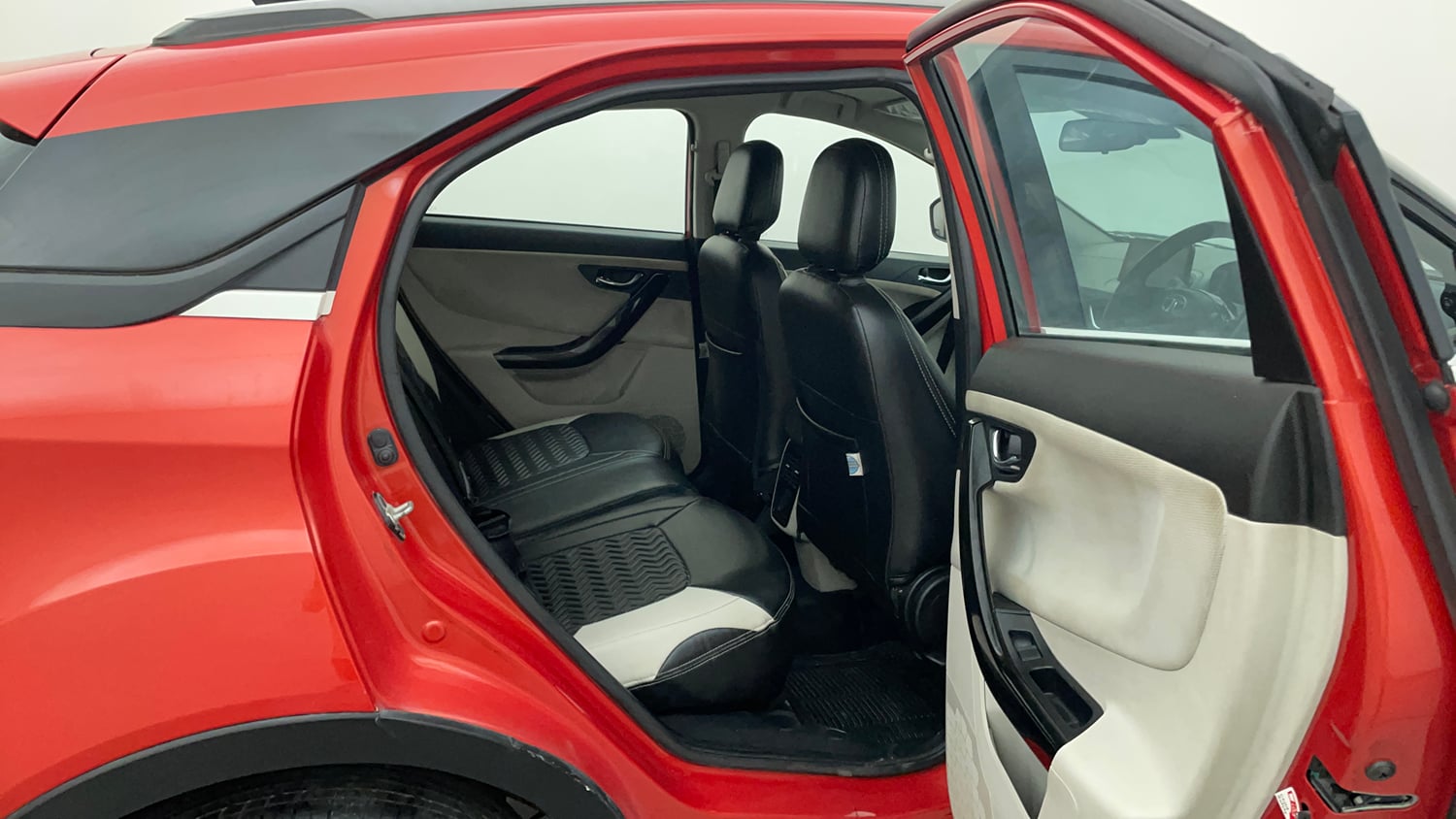 Used 2022 Tata Nexon XZA Plus (S) Petrol Automatic interior RIGHT SIDE REAR DOOR CABIN VIEW