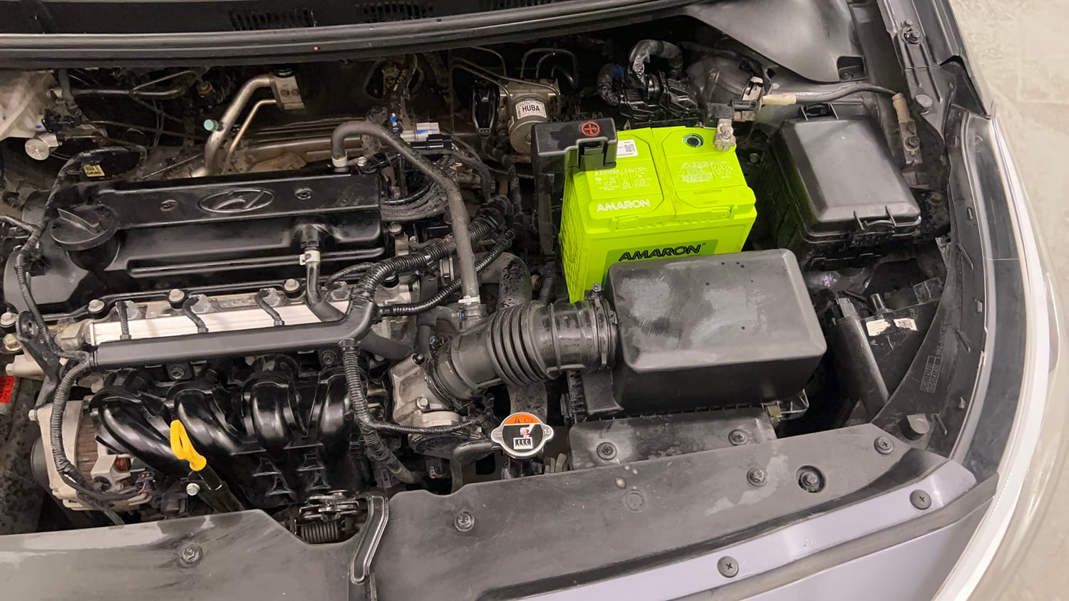 Used 2017 Hyundai Elite i20 Sportz 1.2 Petrol Manual engine ENGINE LEFT SIDE VIEW