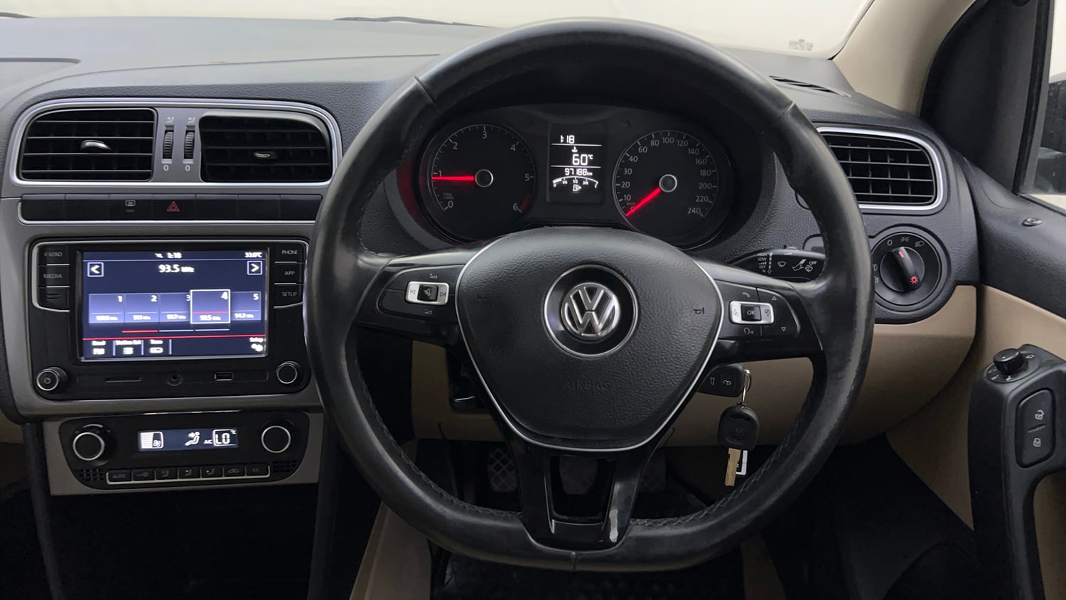Used 2019 Volkswagen Ameo Highline Plus 1.5L (D) Diesel Manual interior STEERING VIEW