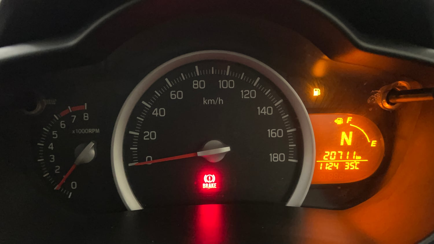 Used 2014 Maruti Suzuki Celerio VXi AMT Petrol Automatic interior CLUSTERMETER VIEW