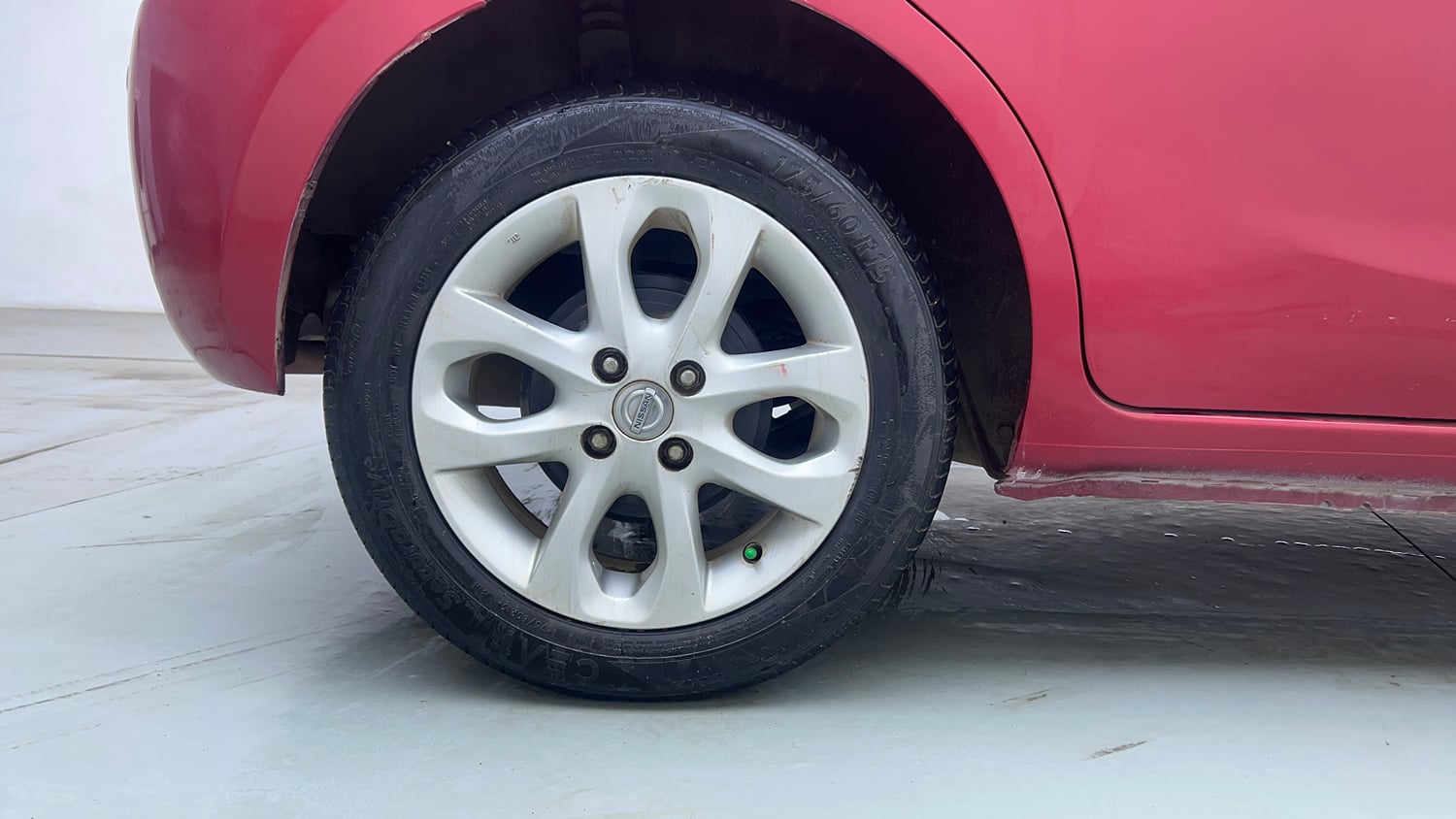 Used 2019 Nissan Micra XV CVT Petrol Automatic tyres RIGHT REAR TYRE RIM VIEW
