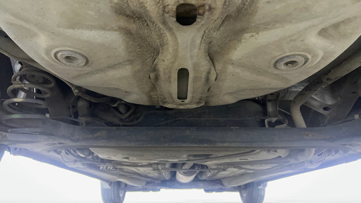Used 2018 Maruti Suzuki Dzire ZXi Petrol Manual extra REAR UNDERBODY VIEW (TAKEN FROM REAR)
