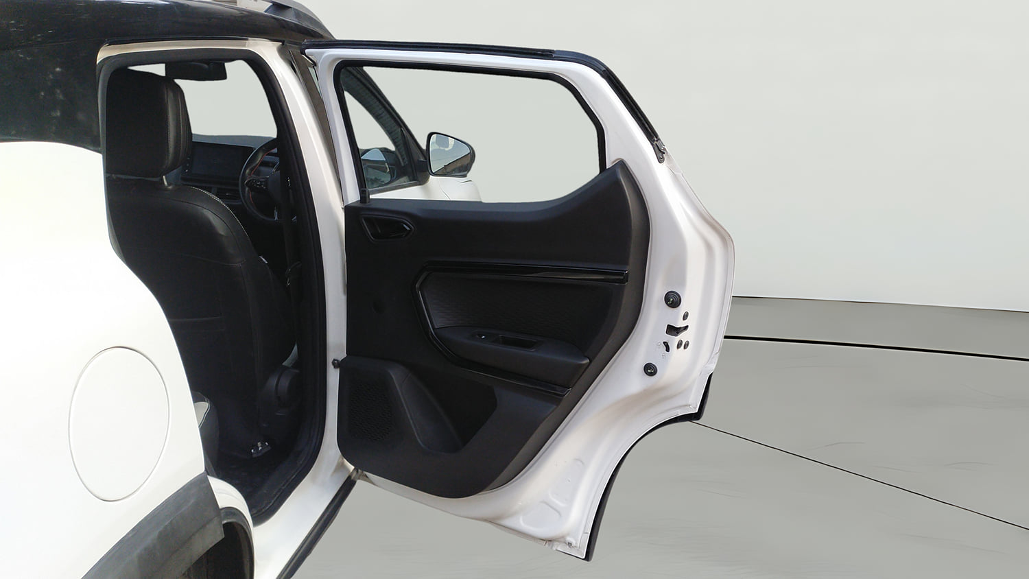Used 2022 Renault Kiger RXZ Turbo CVT Dual Tone Petrol Automatic interior RIGHT REAR DOOR OPEN VIEW