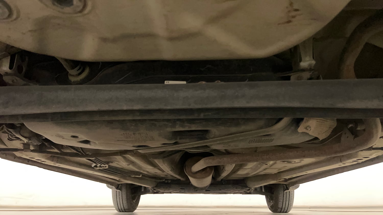 Used 2021 Maruti Suzuki Wagon R 1.0 VXi 1.0 AMT Petrol Automatic extra REAR UNDERBODY VIEW (TAKEN FROM REAR)
