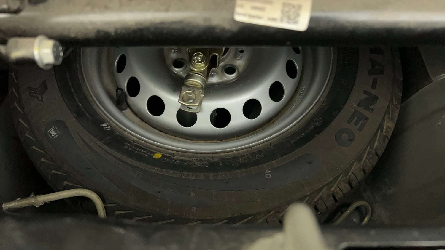 Used 2023 Tata Tiago XM CNG Cng Manual tyres SPARE TYRE VIEW