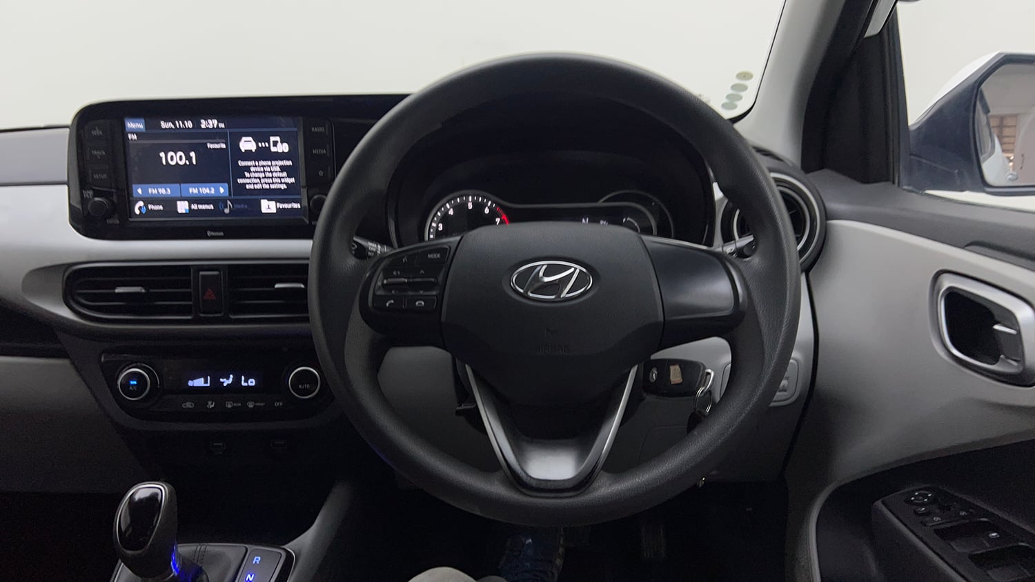 Used 2019 Hyundai Grand i10 Nios Sportz AMT 1.2 Kappa VTVT Petrol Automatic interior STEERING VIEW