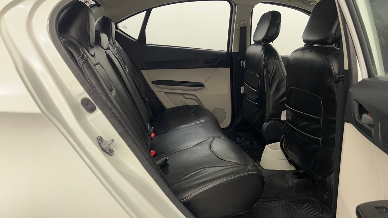 Used 2024 Tata Tigor XZ Petrol Manual interior RIGHT SIDE REAR DOOR CABIN VIEW