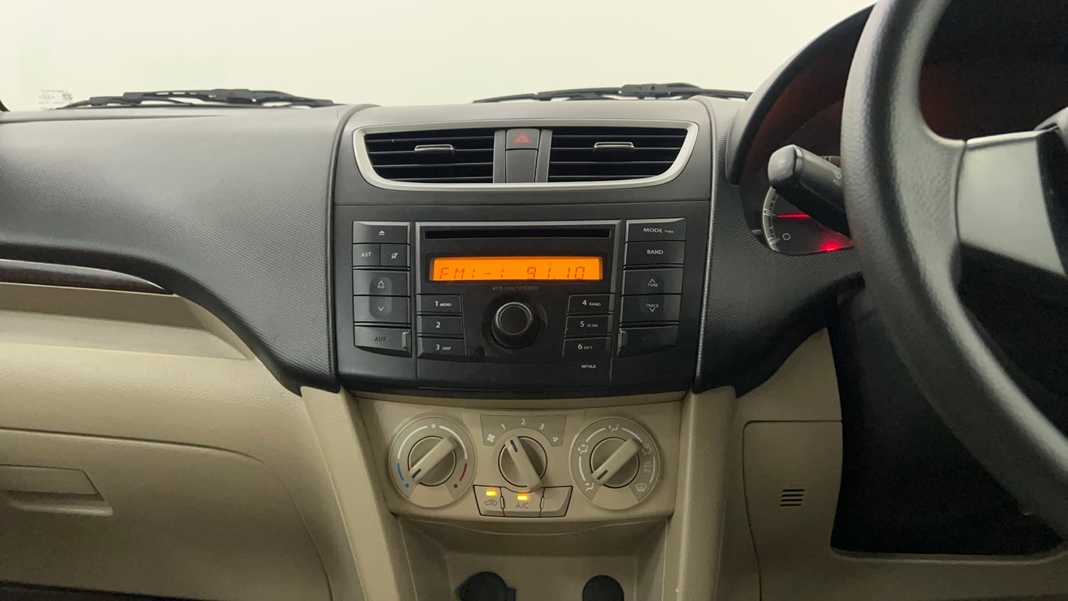Used 2012 Maruti Suzuki Swift Dzire VXI Petrol Manual interior MUSIC SYSTEM & AC CONTROL VIEW