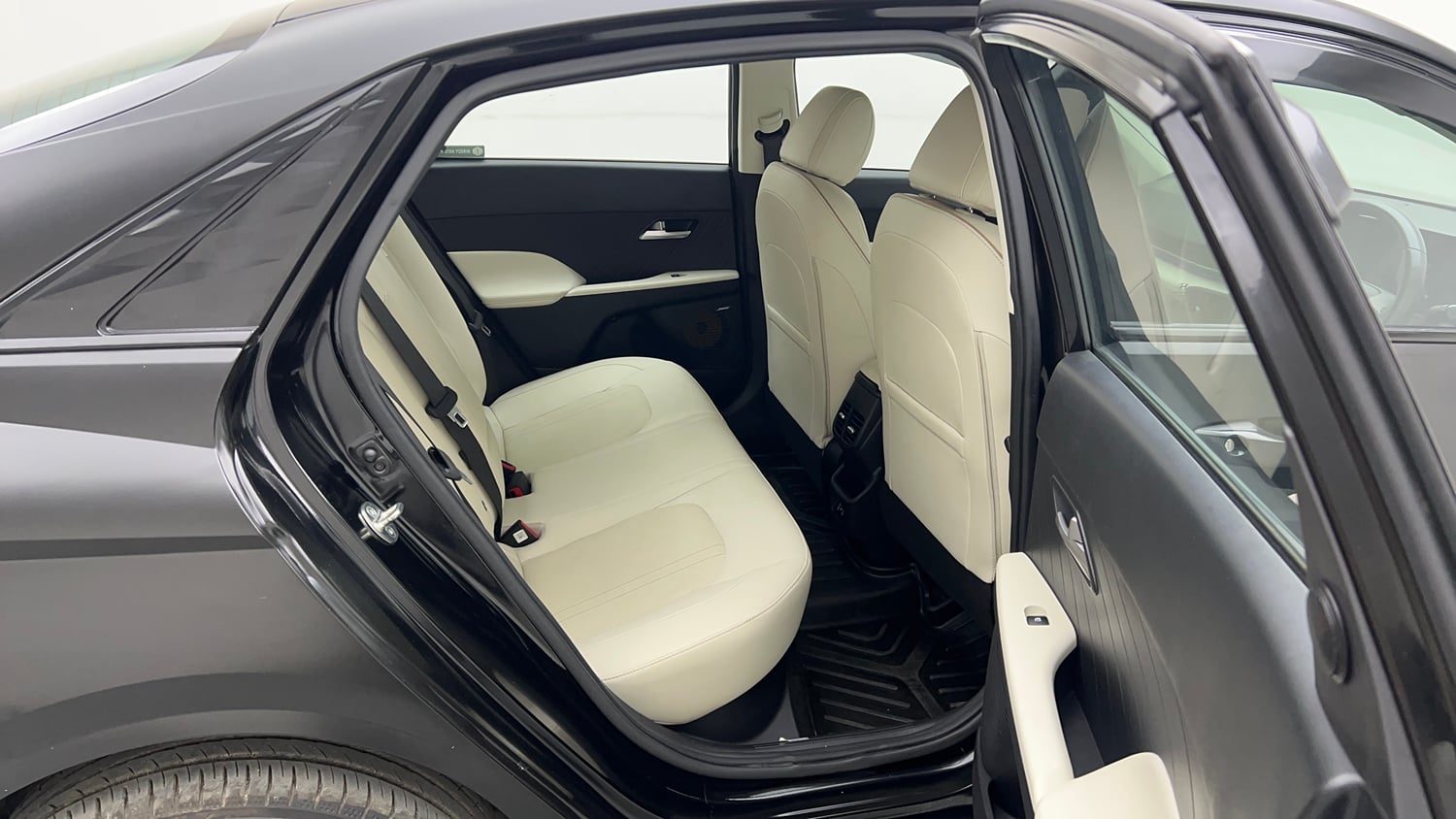 Used 2023 Hyundai Verna SX (O) 1.5 Petrol IVT Petrol Automatic interior RIGHT SIDE REAR DOOR CABIN VIEW