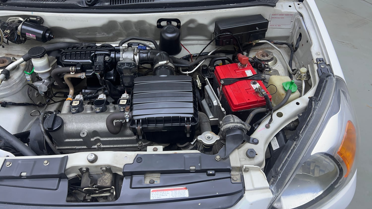 Used 2018 Maruti Suzuki Alto 800 LXi Petrol Manual engine ENGINE LEFT SIDE VIEW