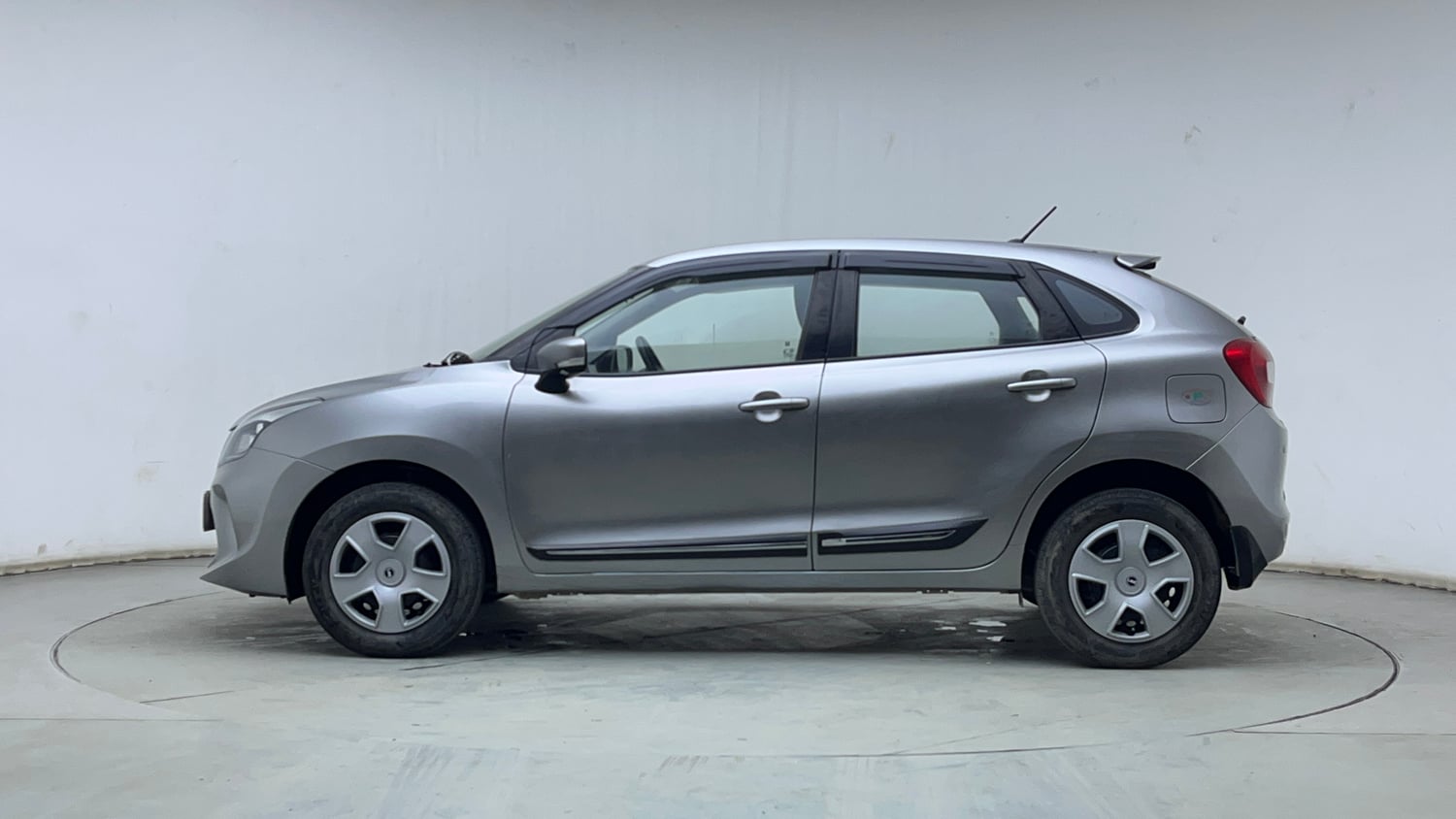 Used 2021 Maruti Suzuki Baleno Delta Petrol Manual exterior LEFT SIDE VIEW