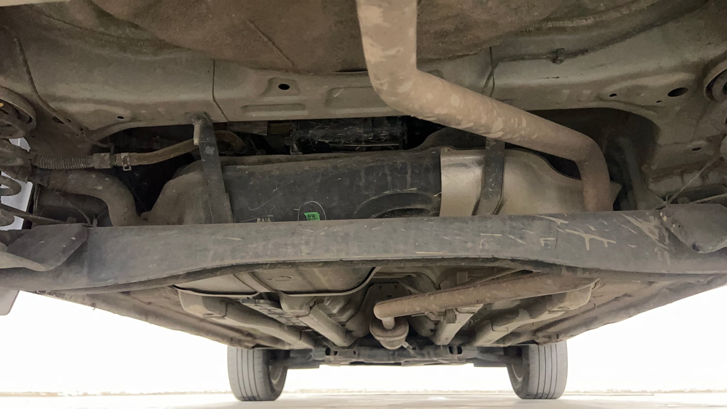 Used 2023 Hyundai Creta SX 1.5 Petrol Executive Petrol Manual extra REAR UNDERBODY VIEW (TAKEN FROM REAR)