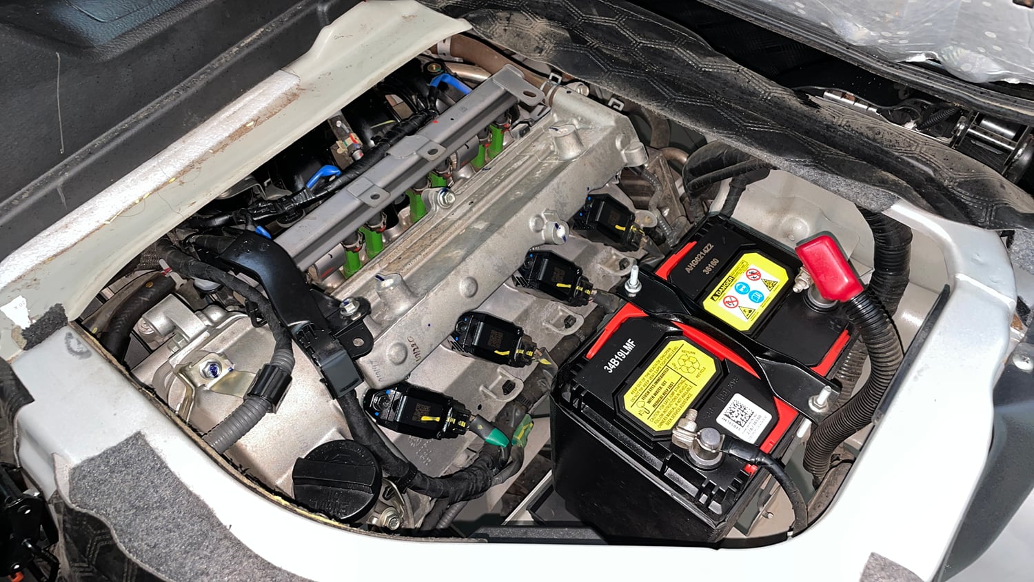 Used 2025 Maruti Suzuki Eeco 5 STR AC Petrol Manual engine ENGINE LEFT SIDE VIEW