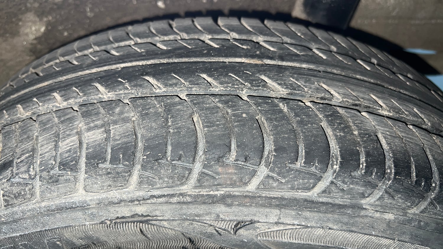 Used 2020 Maruti Suzuki Wagon R VXi 1.2 Petrol Manual tyres LEFT REAR TYRE TREAD VIEW