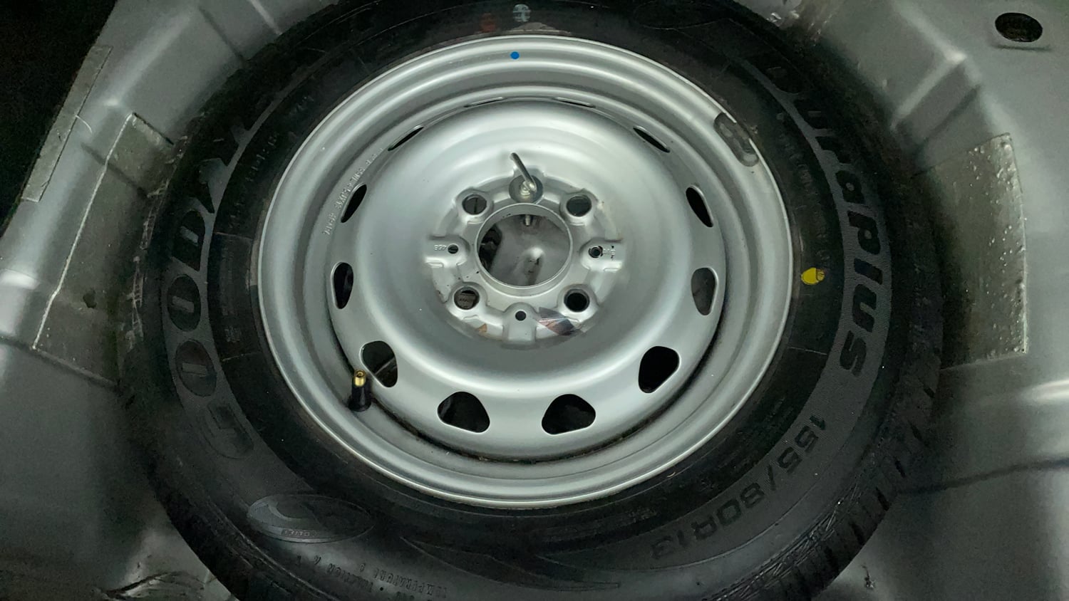 Used 2017 Tata Tiago Revotron XTA Petrol Automatic tyres SPARE TYRE VIEW