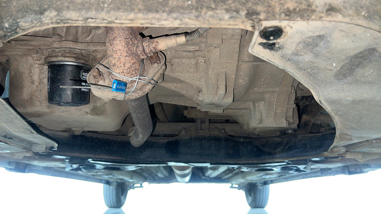 Used 2015 Maruti Suzuki Swift Dzire VXI Petrol Manual extra FRONT LEFT UNDERBODY VIEW
