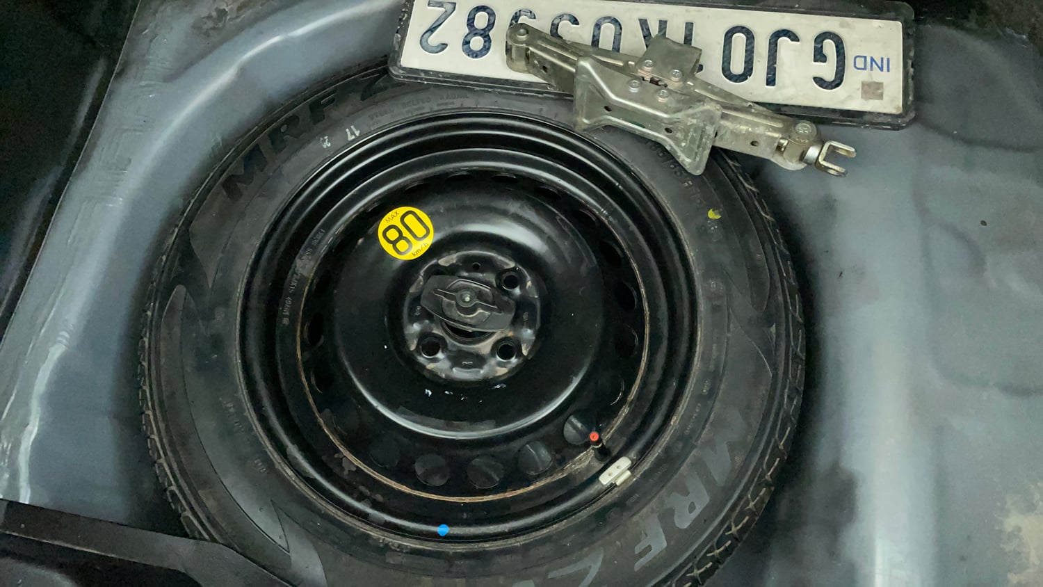 Used 2019 Maruti Suzuki Baleno Zeta Automatic Petrol Automatic tyres SPARE TYRE VIEW