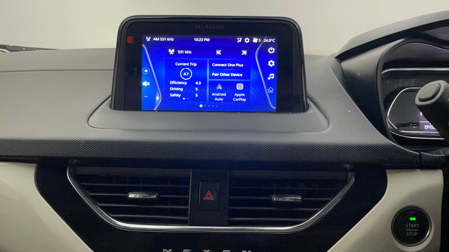 Used 2022 Tata Nexon XZA Plus (S) Petrol Automatic top_features Integrated (in-dash) music system