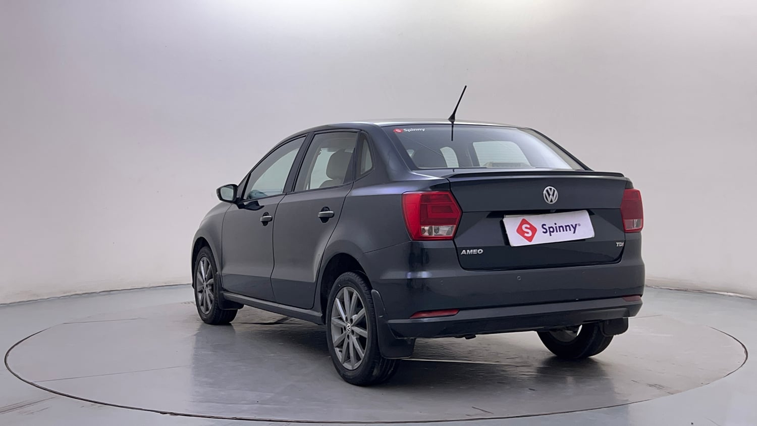 Used 2019 Volkswagen Ameo Highline Plus 1.5L (D) Diesel Manual exterior LEFT REAR CORNER VIEW