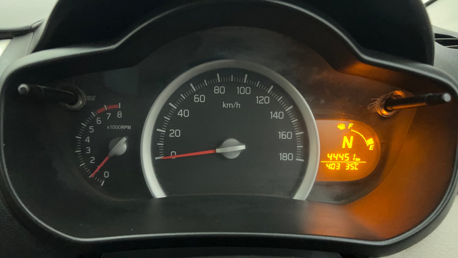 Used 2016 Maruti Suzuki Celerio VXi AMT Petrol Automatic interior CLUSTERMETER VIEW