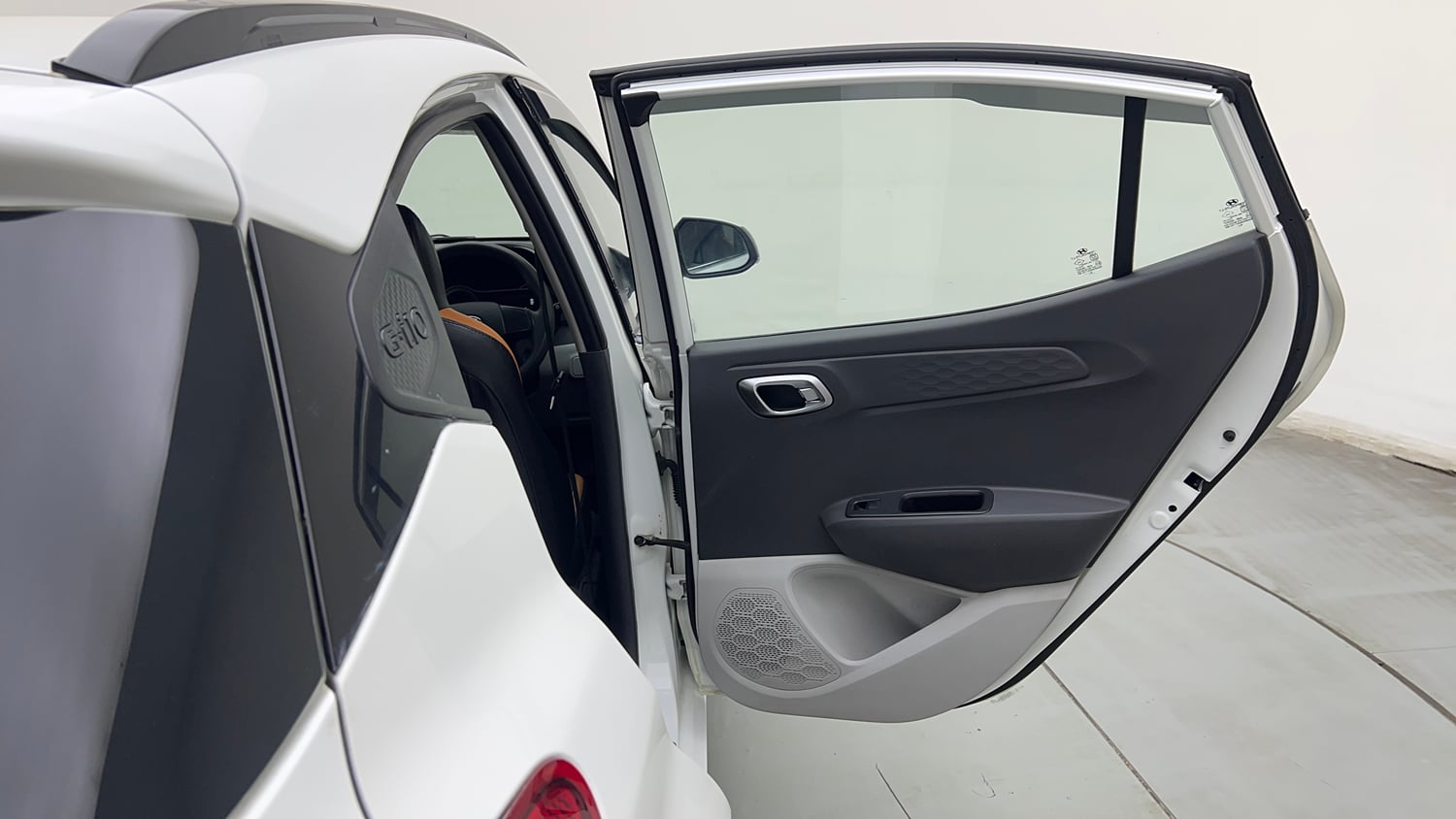 Used 2019 Hyundai Grand i10 Nios Sportz AMT 1.2 Kappa VTVT Petrol Automatic interior RIGHT REAR DOOR OPEN VIEW