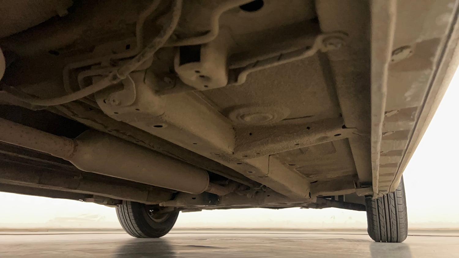 Used 2012 Maruti Suzuki Swift Dzire VXI Petrol Manual extra REAR RIGHT UNDERBODY VIEW
