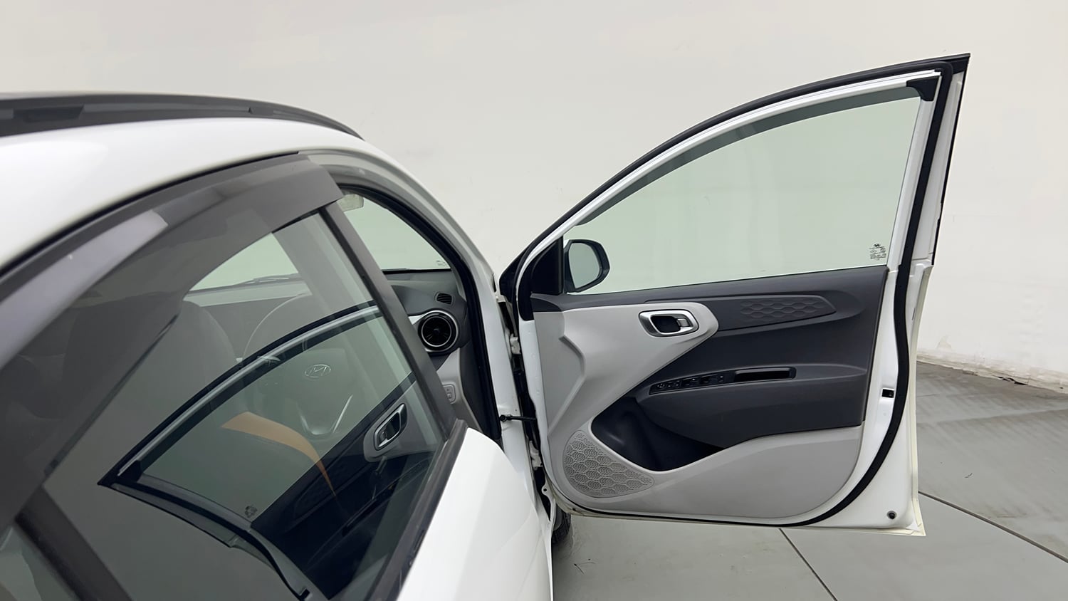 Used 2019 Hyundai Grand i10 Nios Sportz AMT 1.2 Kappa VTVT Petrol Automatic interior RIGHT FRONT DOOR OPEN VIEW